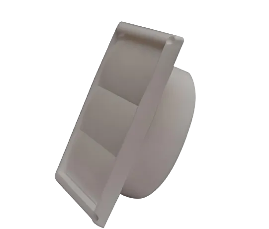 square cowl with air flapers
